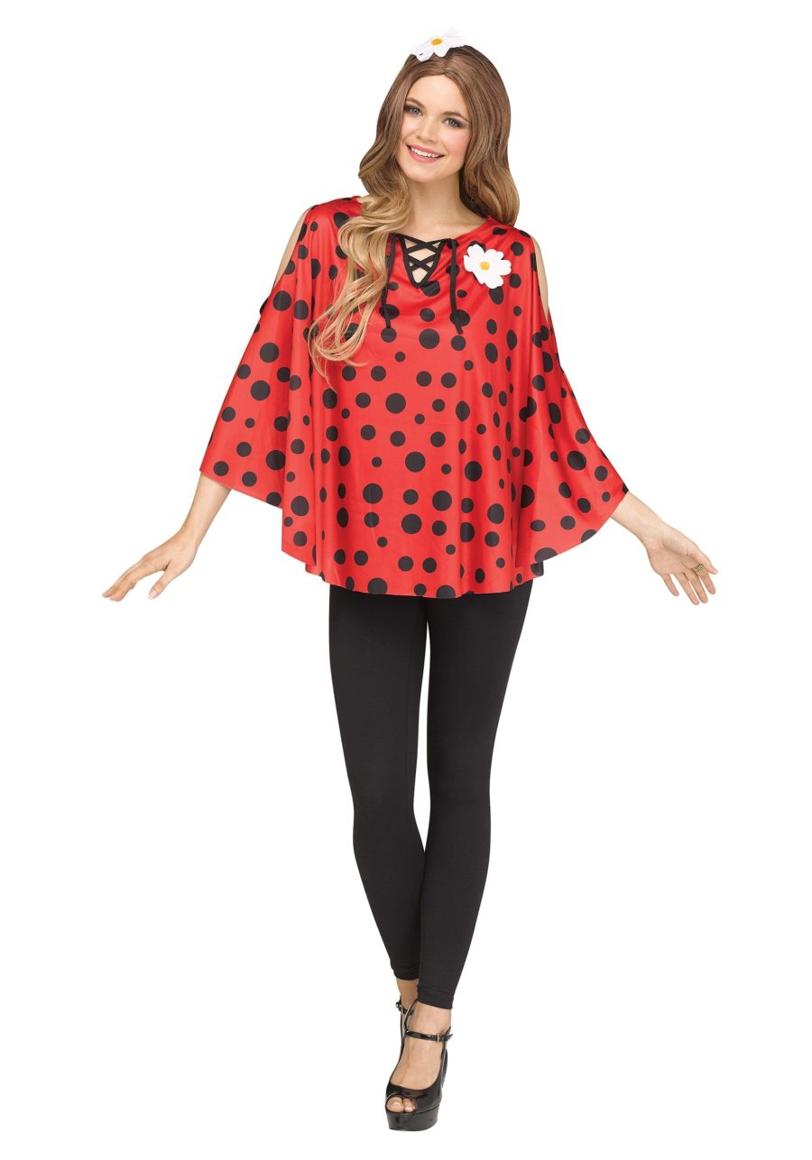 Women's Ladybug Rain Poncho