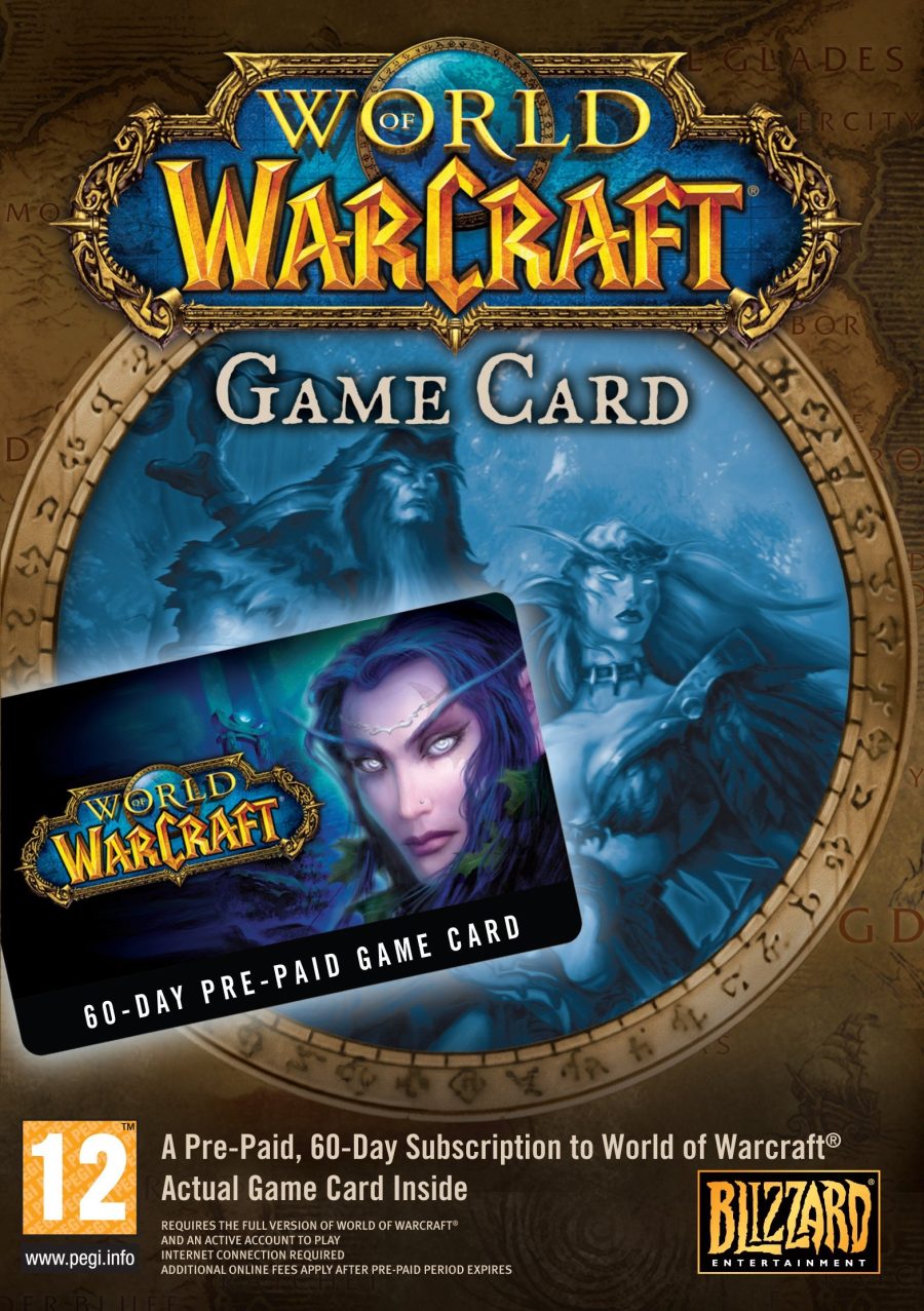 World of Warcraft 60 Day PrePaid Time Card - EU Servers