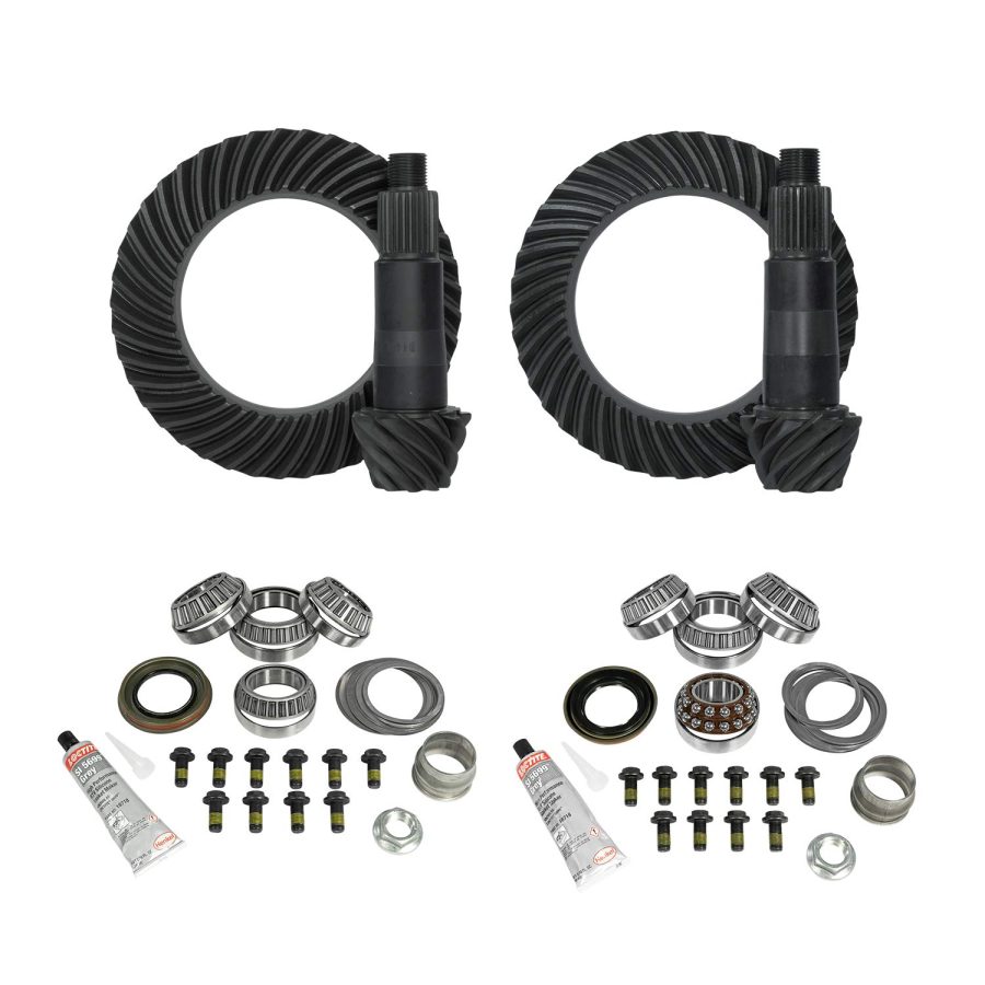 YUKON GEAR YGK067 Gear & Install Kit for Jeep JL and JT Rubicon D44 Rear & D44 Front 4:56 Ratio