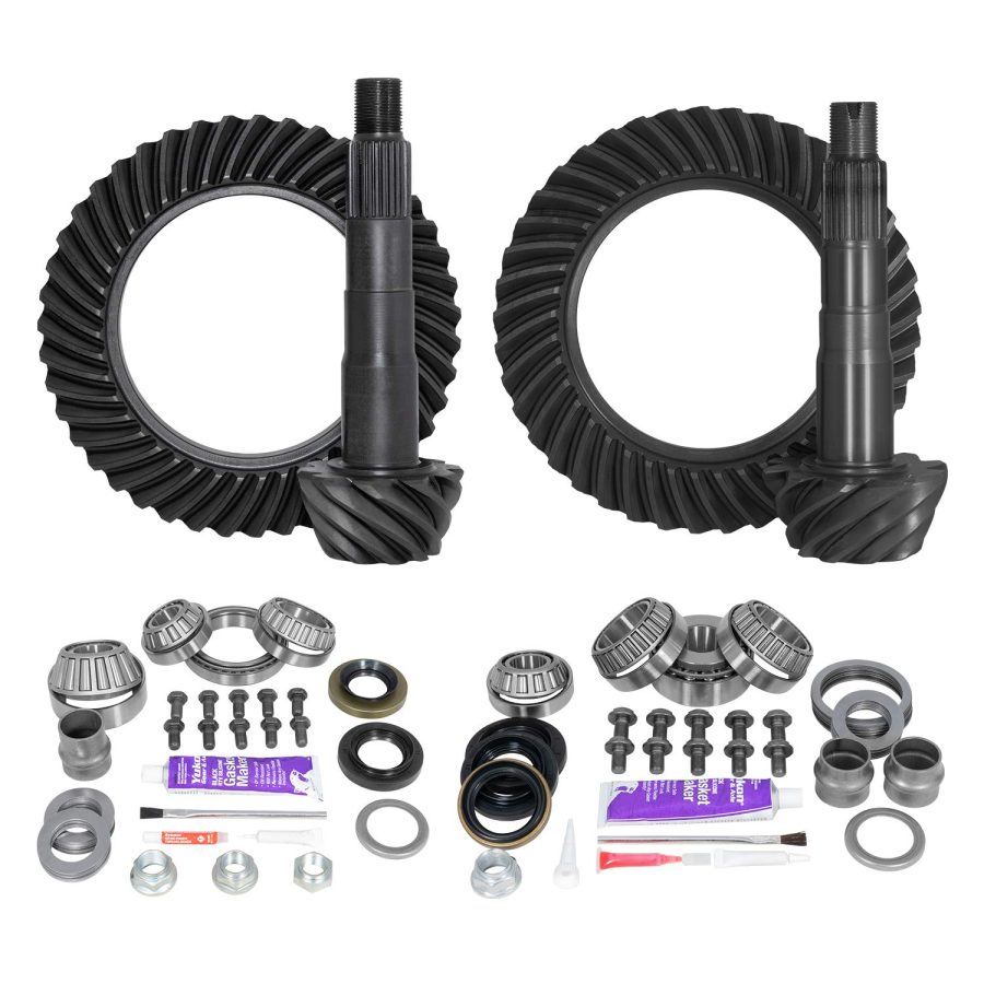 YUKON GEAR YGKT006-488-3 Ring & Pinion Gear Kit Package Front & Rear with Install Kits - Toyota 8 INCH/8 INCHIFS