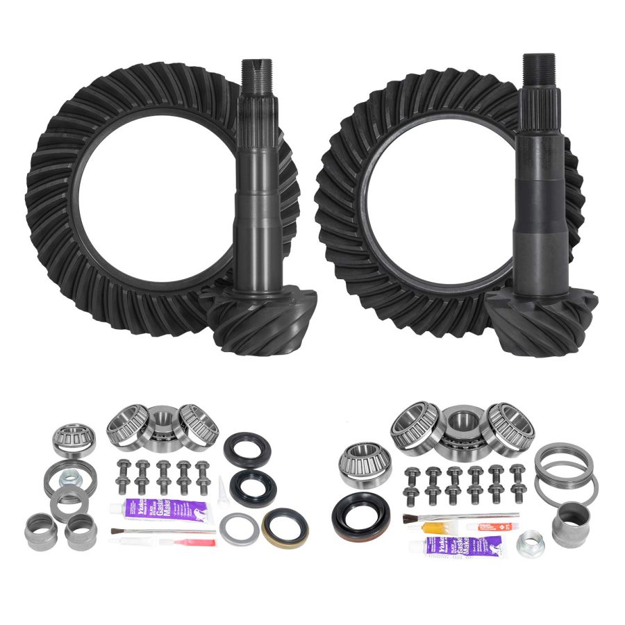 YUKON GEAR YGKT008-488-3 Ring & Pinion Gear Kit Package Front & Rear with Install Kits - Toyota 8.2/8 INCHIFS