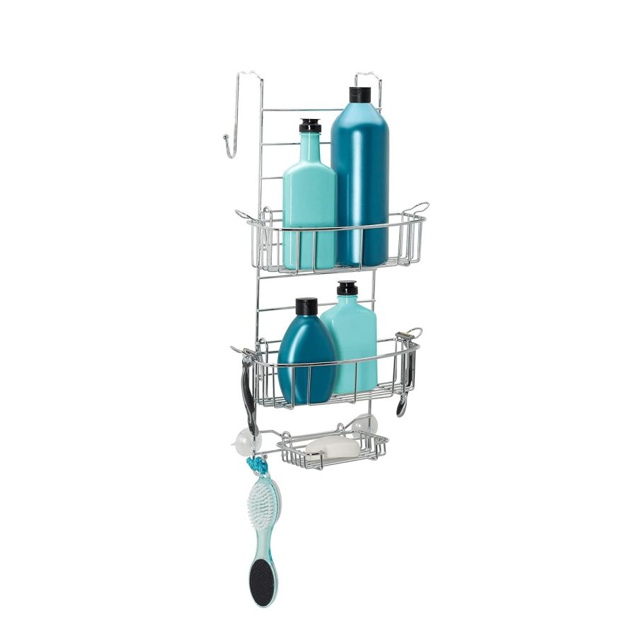 Zenna Home, Chrome Shower Door Caddy