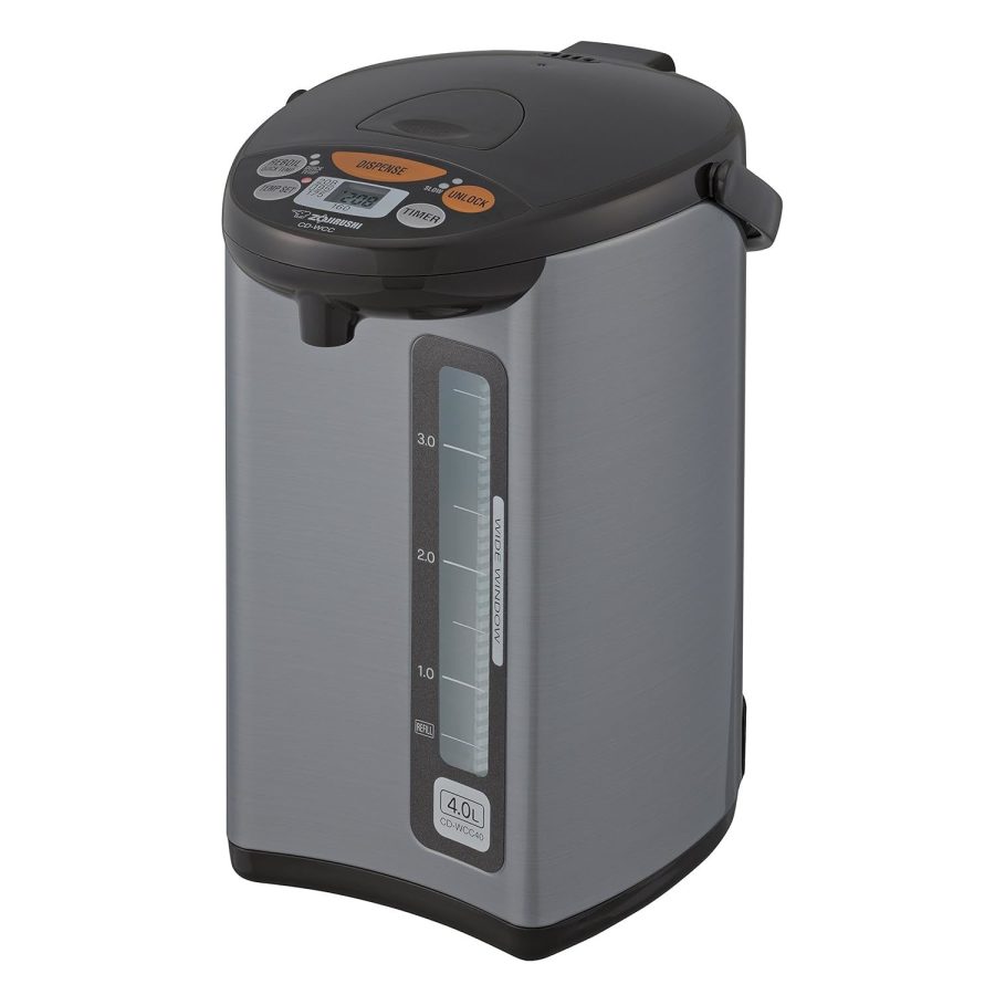 Zojirushi Micom Water Boiler & Warmer, 135 oz. / 4.0 Liters, Silver