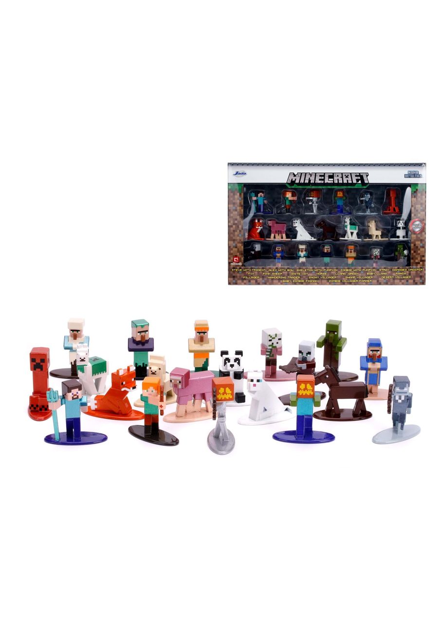 20 Pack Minecraft Wave 3 Nano Metalfigs