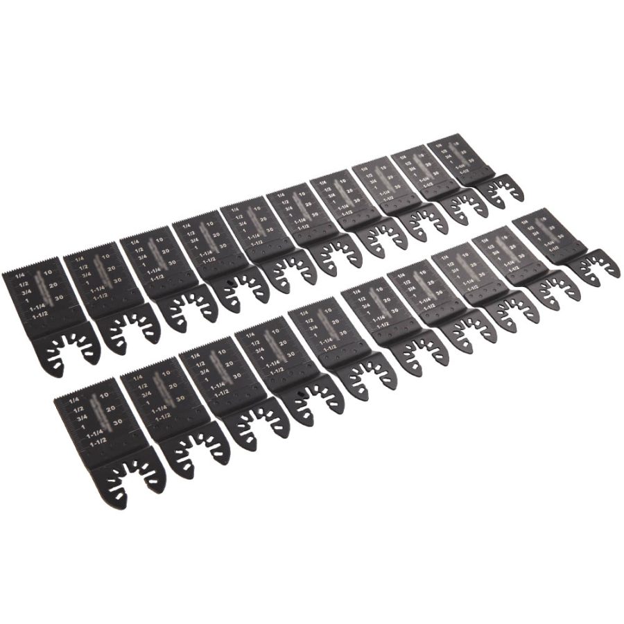 20PCS Universal 34mm Oscillating Multi Tool Saw Blades Carbon Steel Cutter DIY