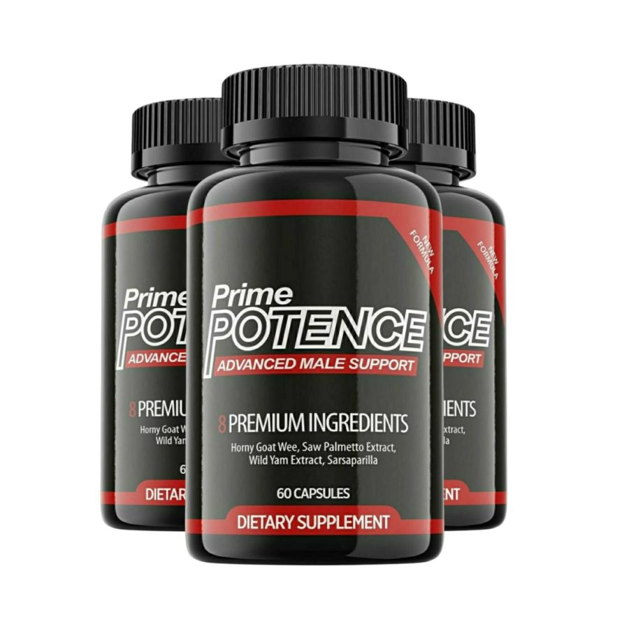 3 Pack Prime Potence Capsules Prime Potence Advanced Male Support - 180 Capsules