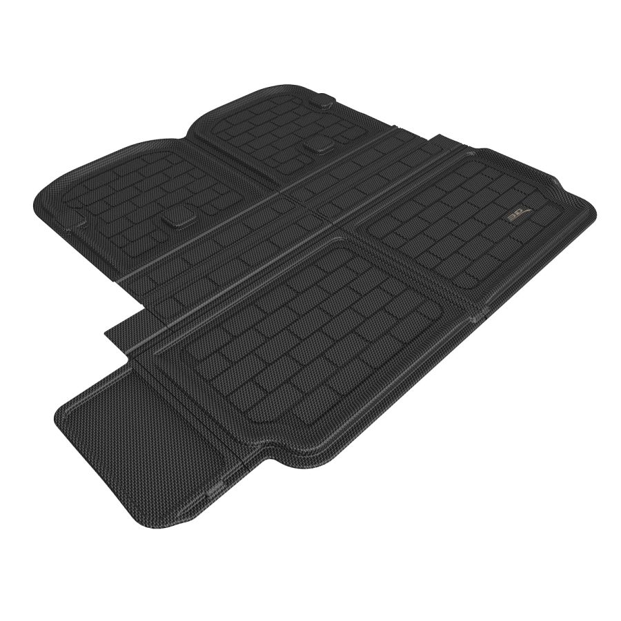 3D MATS M1TL0431309 Custom Fit Kagu Cargo Liner (Black) Compatible with Tesla Model X 6&7-Seat 2022-2024 - Cargo Liner