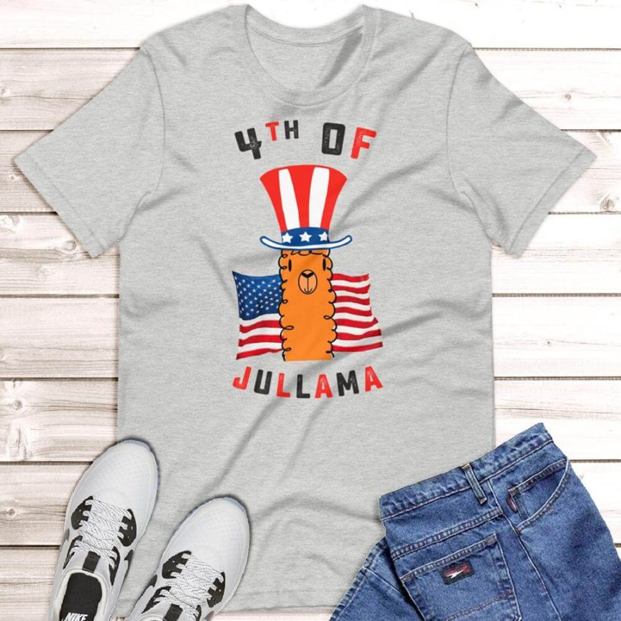 4th of July Llama Shirt