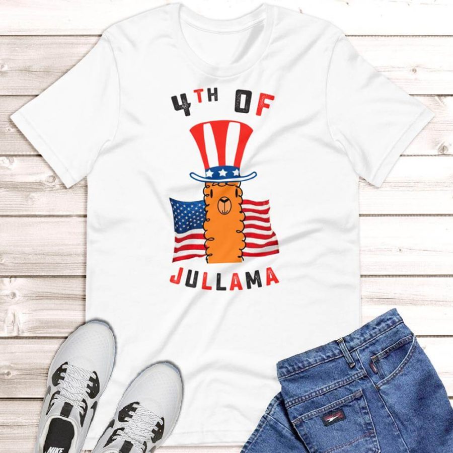 4th of July Llama Shirt