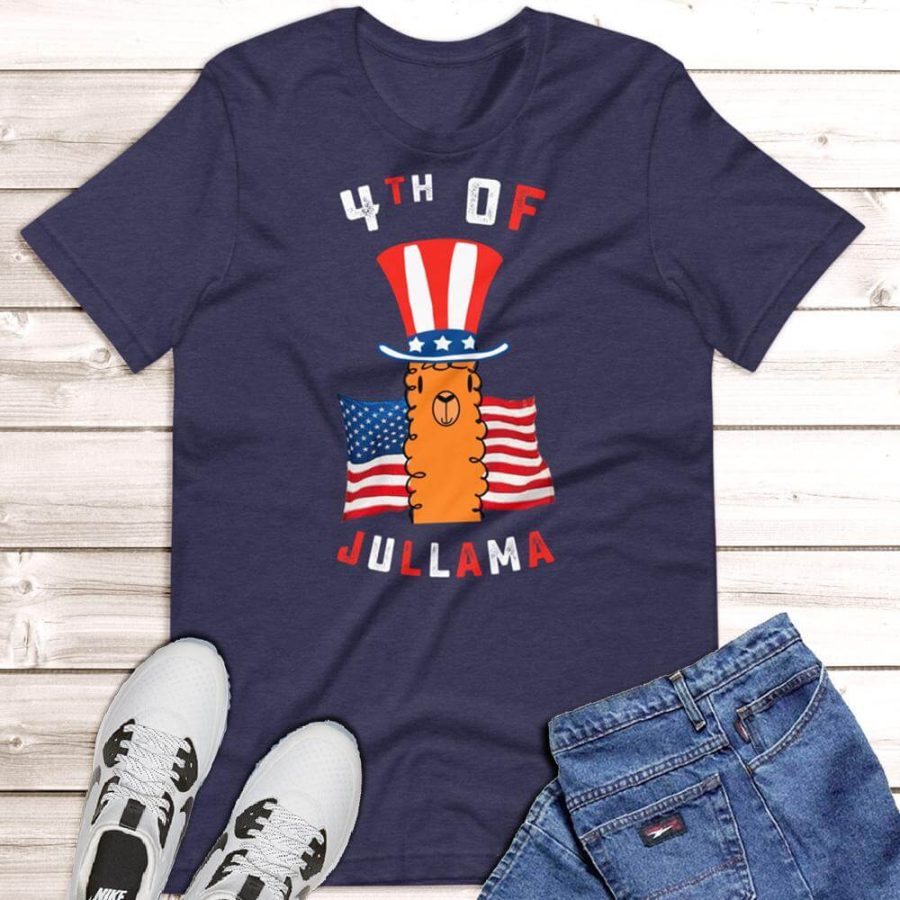 4th of July Llama Shirt