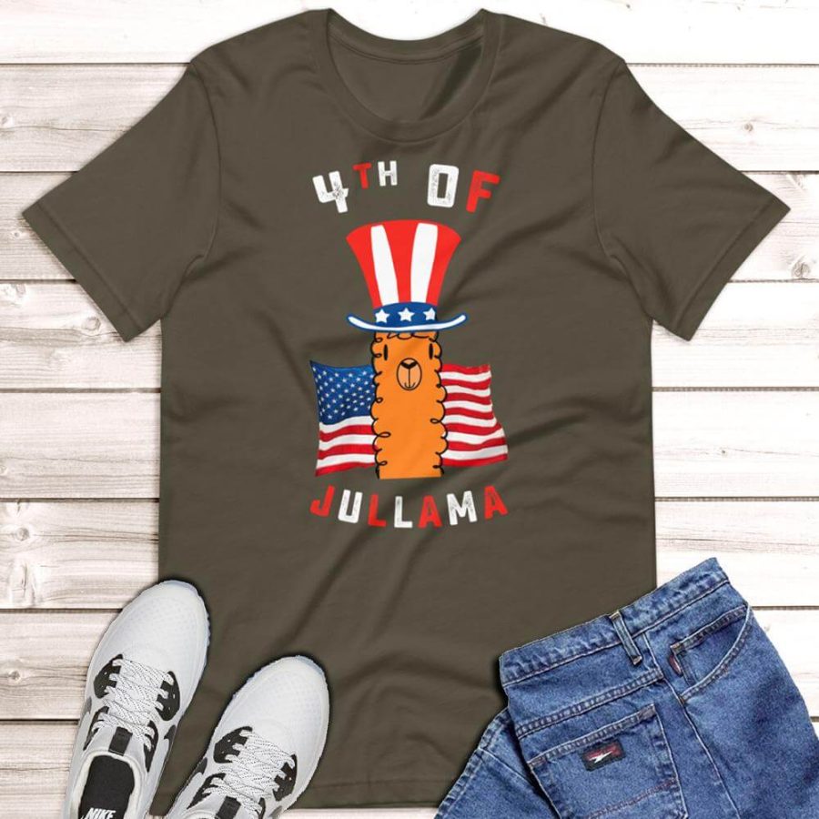 4th of July Llama Shirt