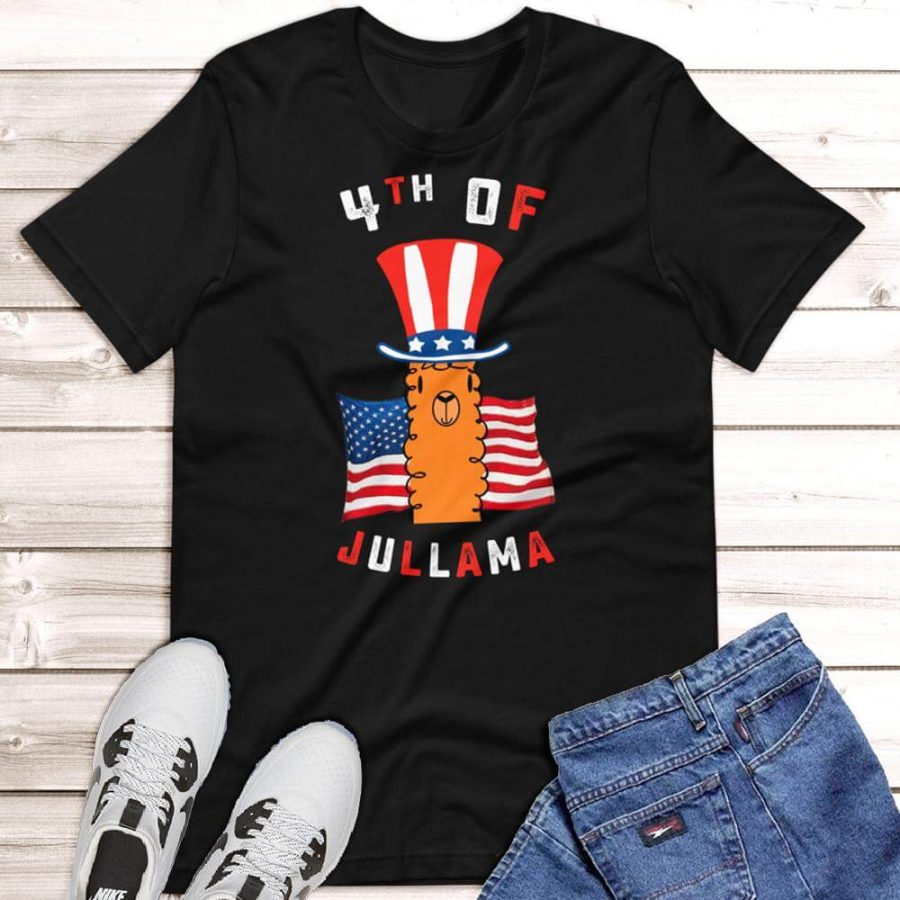 4th of July Llama Shirt