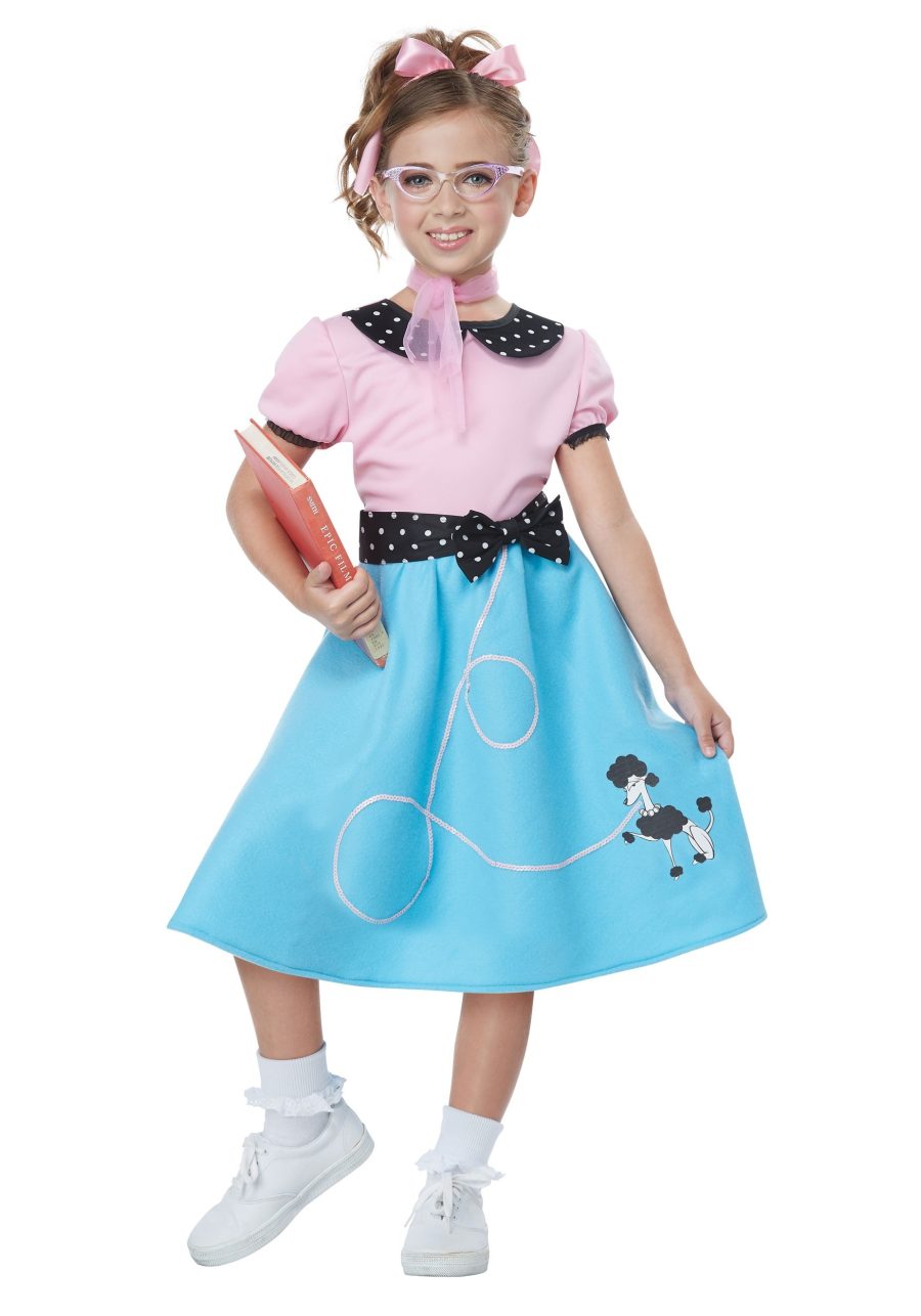 50's Girls Sock Hop Dress Costume