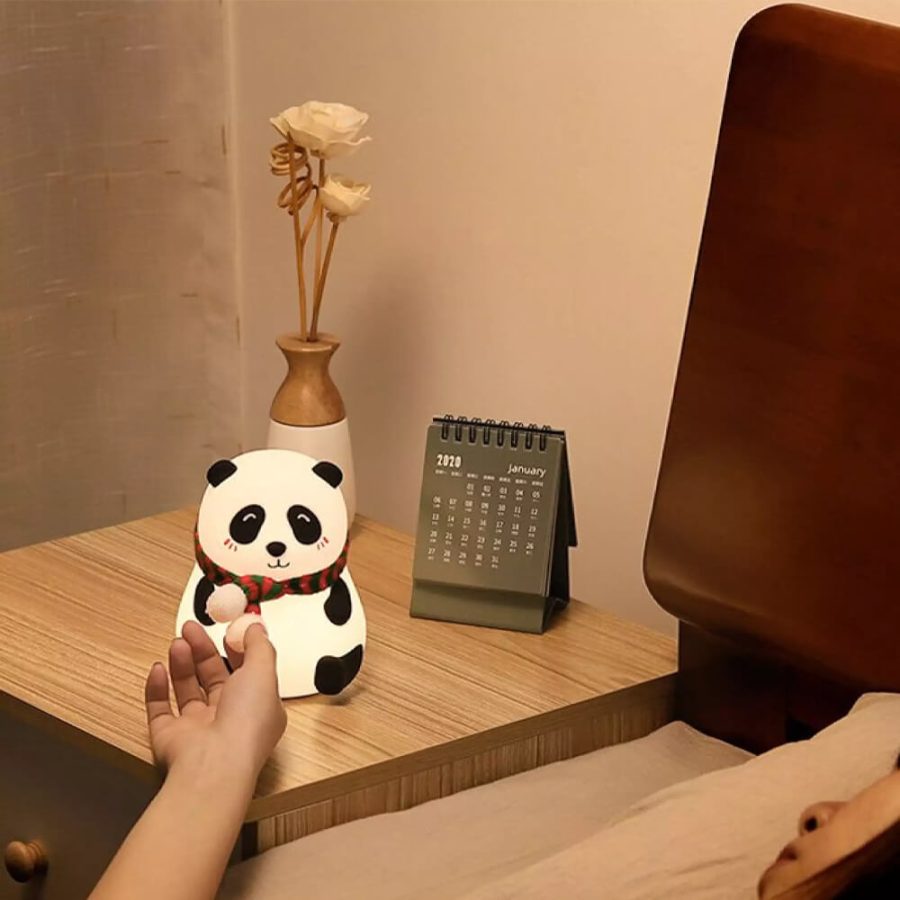 7 Color Baby Panda Night Light