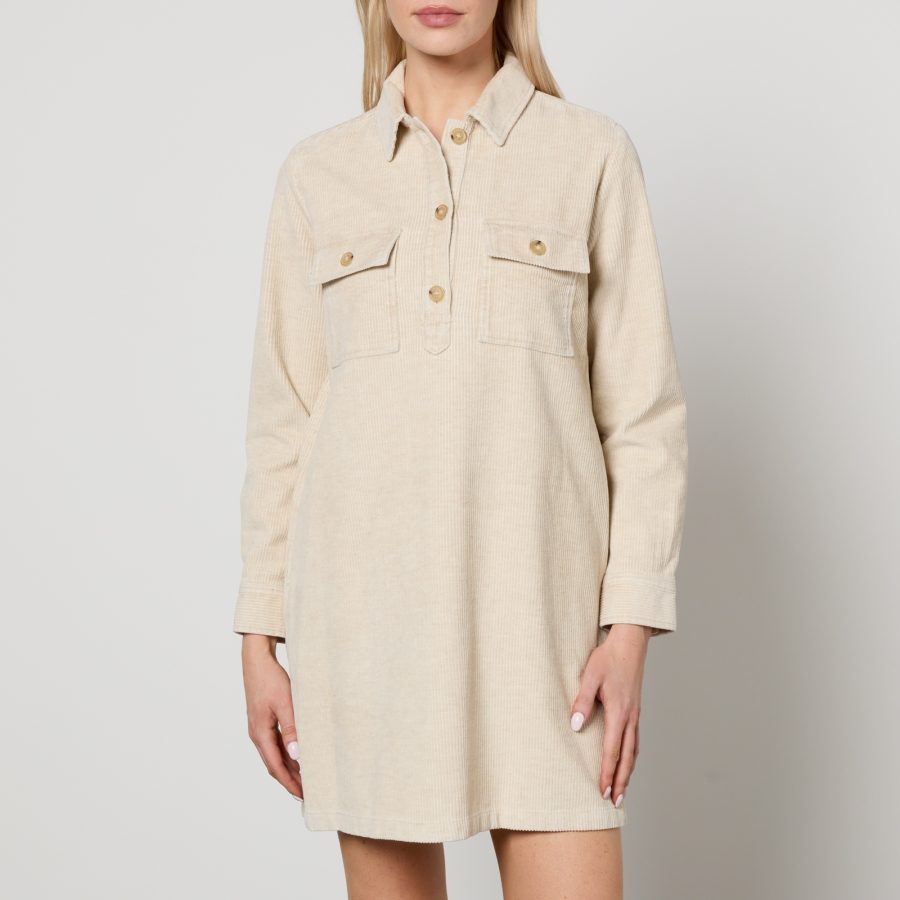 A.P.C. Mia Cotton-Blend Corduroy Shirt Dress - FR 36/UK 8