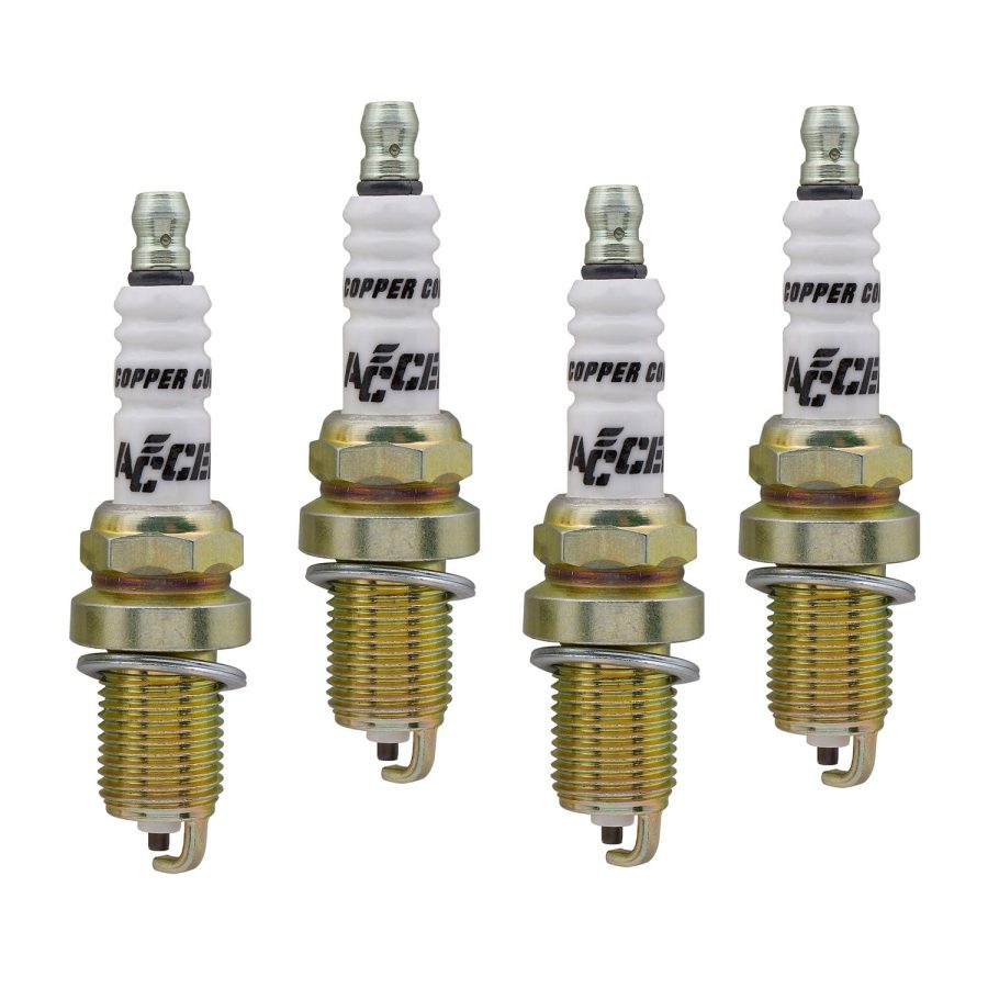 ACCEL 0414S-4 Shorty Copper Core Spark Plug, (Pack of 4)