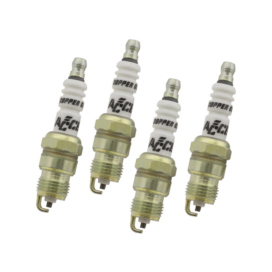 ACCEL 0574S-4 Shorty Copper Core Spark Plug, (Pack of 4)