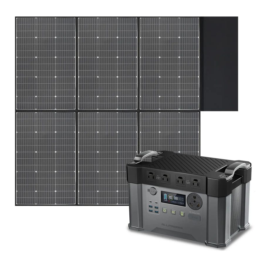 ALLPOWERS Solar Generator Kit 2400W (S2000 Pro + SP039 600W Solar Panel)