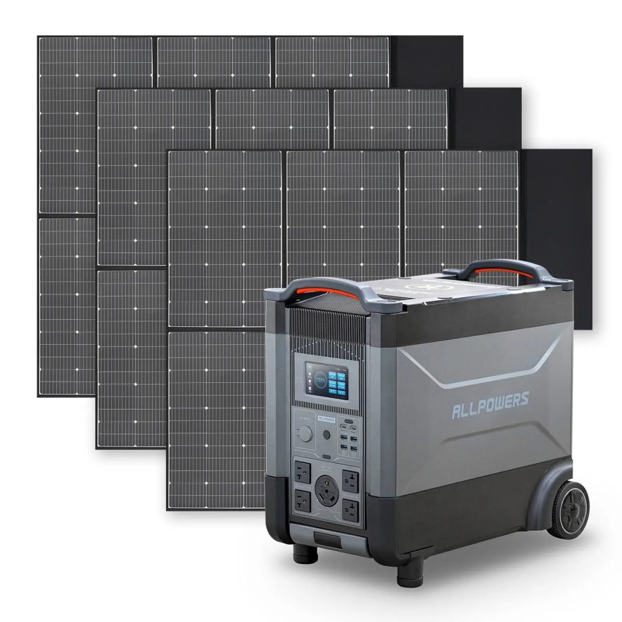 ALLPOWERS Solar Generator Kit 3600W (R4000 + SP039 600W Solar Panel)