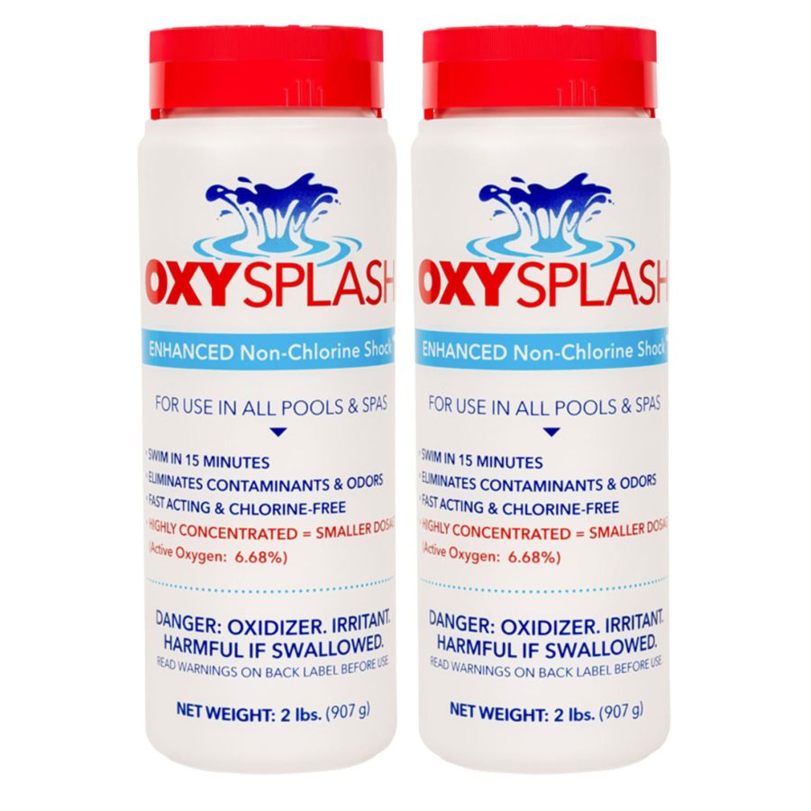 API OXSP2 Oxy Splash Swimming Pool Water Treatment Blend, 2 Pounds (2 Pack)