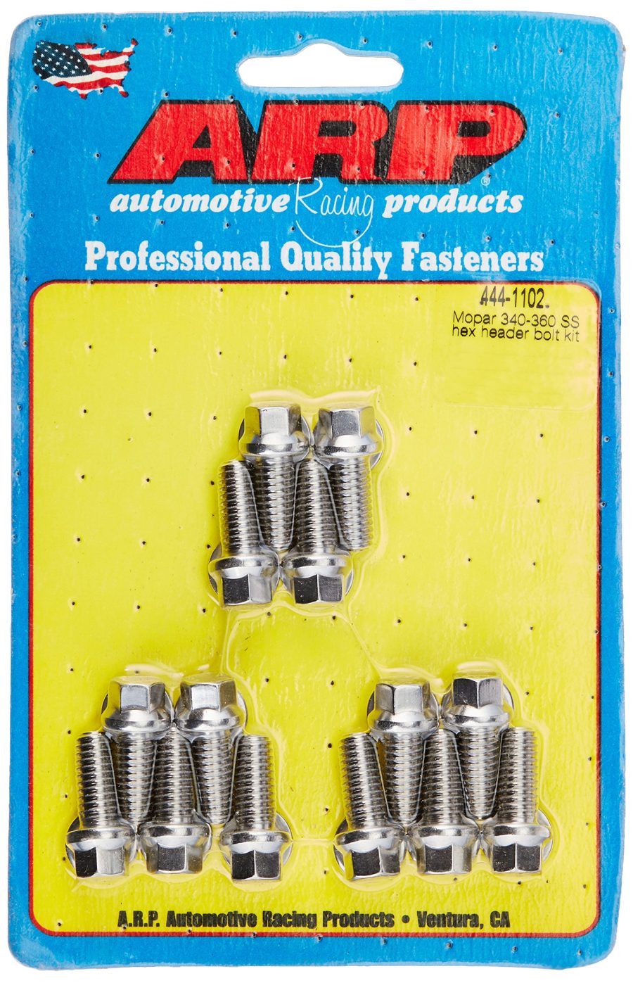 ARP 444-1102 Stainless 300 Hex Header Bolt Kit - Pack of 14