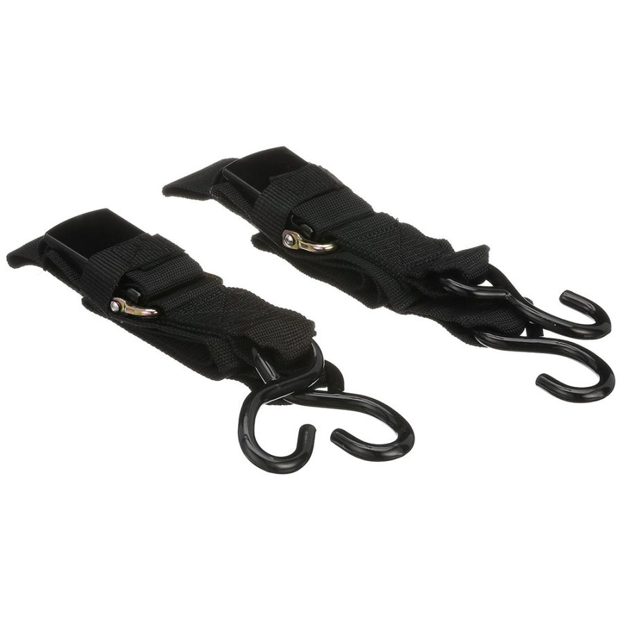 ATTWOOD 15232-7 QUICK-RELEASE TIE-DOWN STRAPS 2 INCH X 4FT PAIR