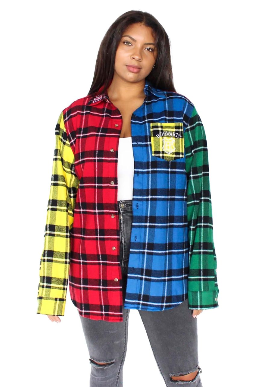 Adult Hogwarts Patchwork Cakeworthy Flannel