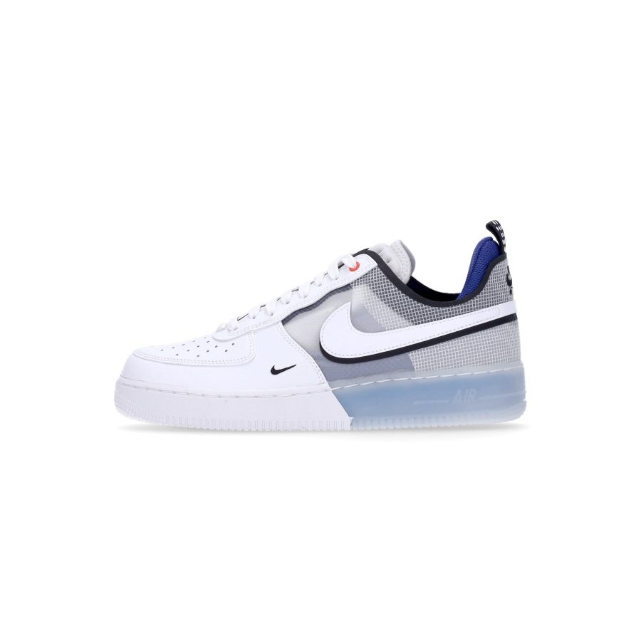 Air Force 1 React White/white/lt Photo Blue Men's Low Shoe