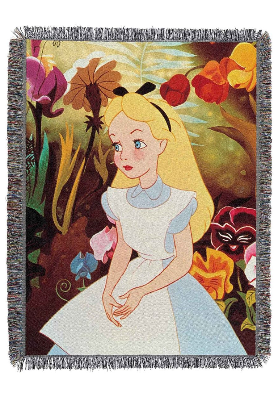 Alice - Alice in the Garden Tapestry Throw