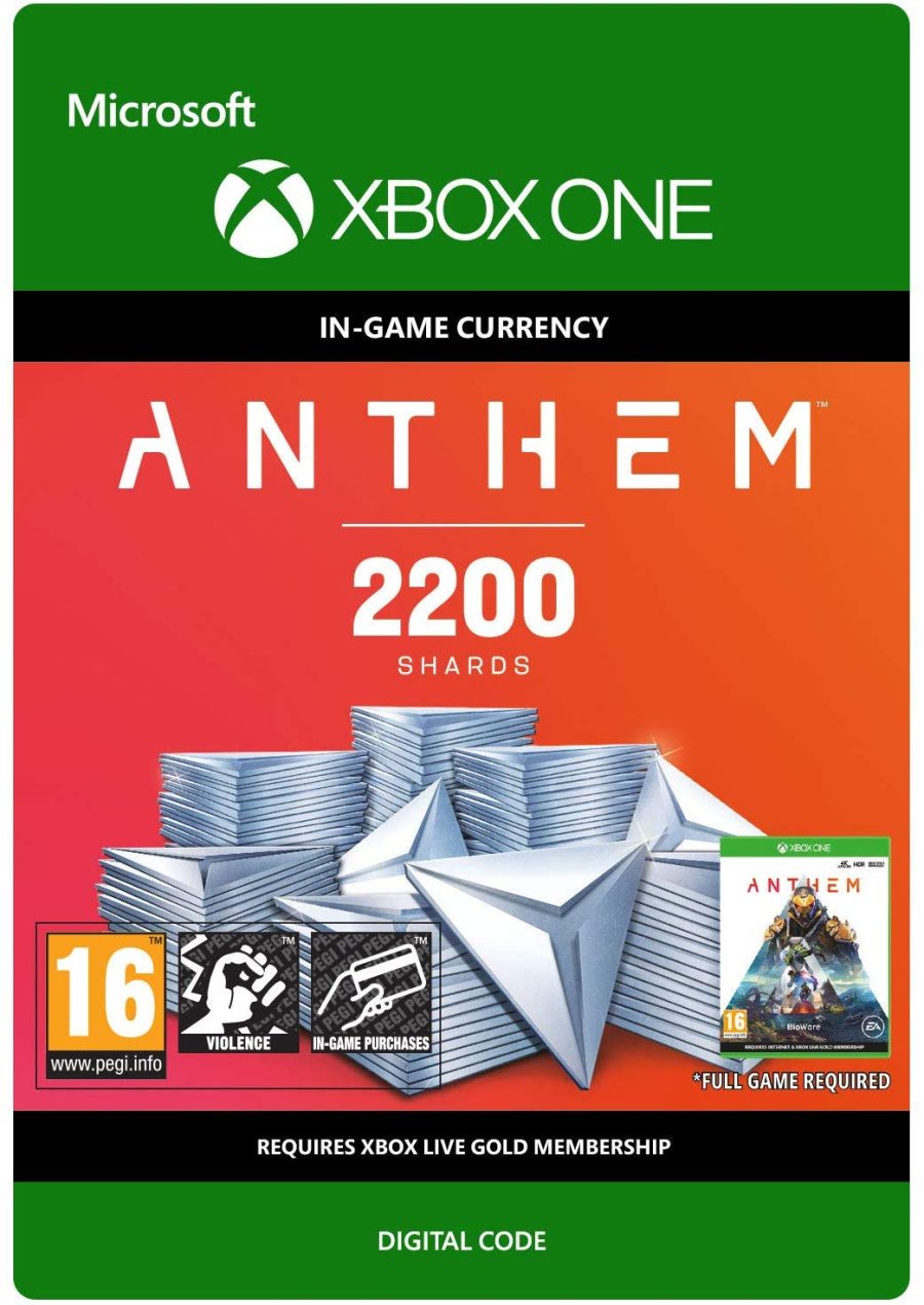 Anthem: 2200 Shards Pack for Xbox One