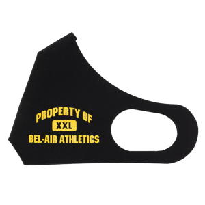 BEL-AIR ATHLETICS Property of XXL Print Mask Black