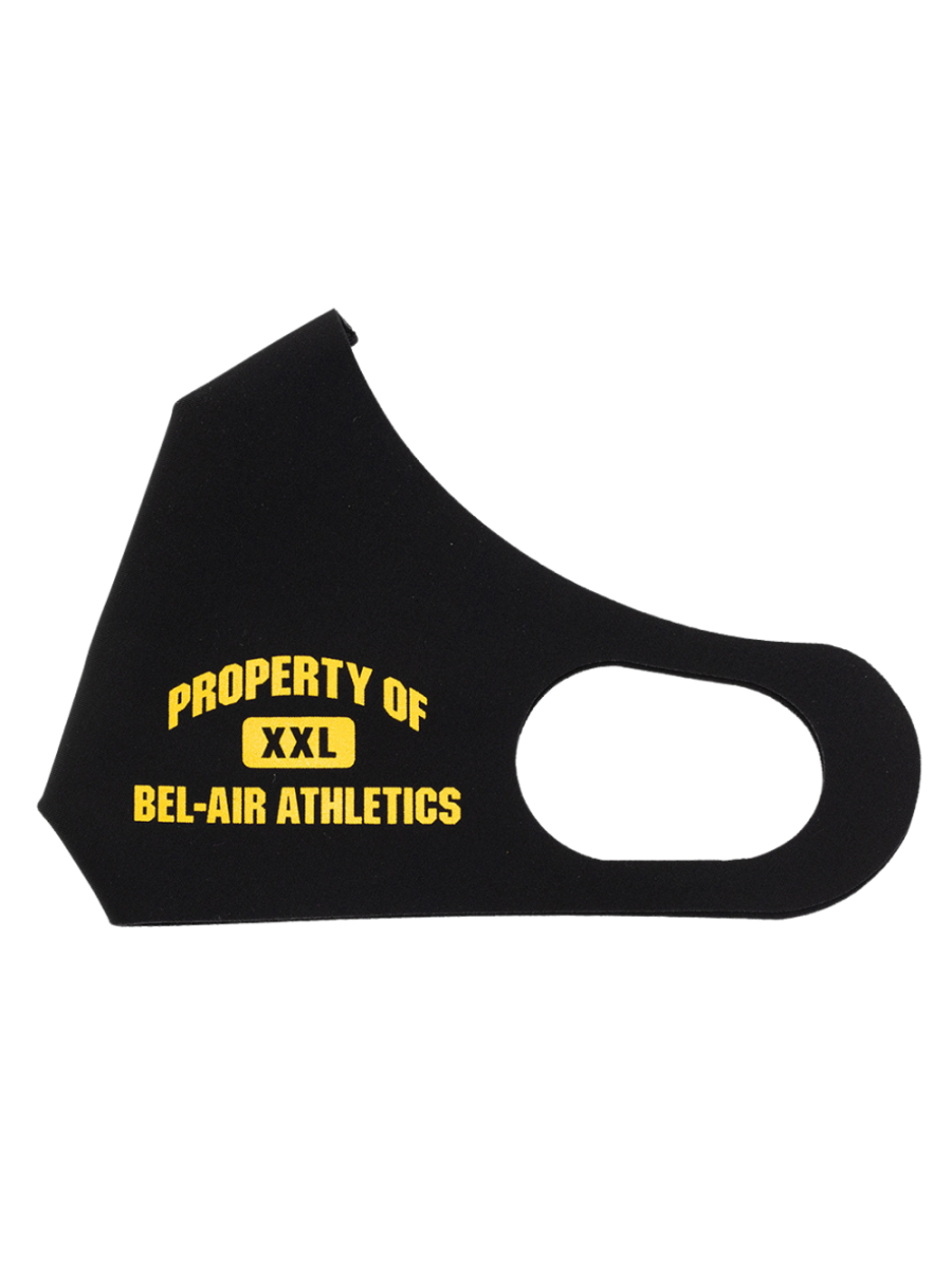 BEL-AIR ATHLETICS Property of XXL Print Mask Black