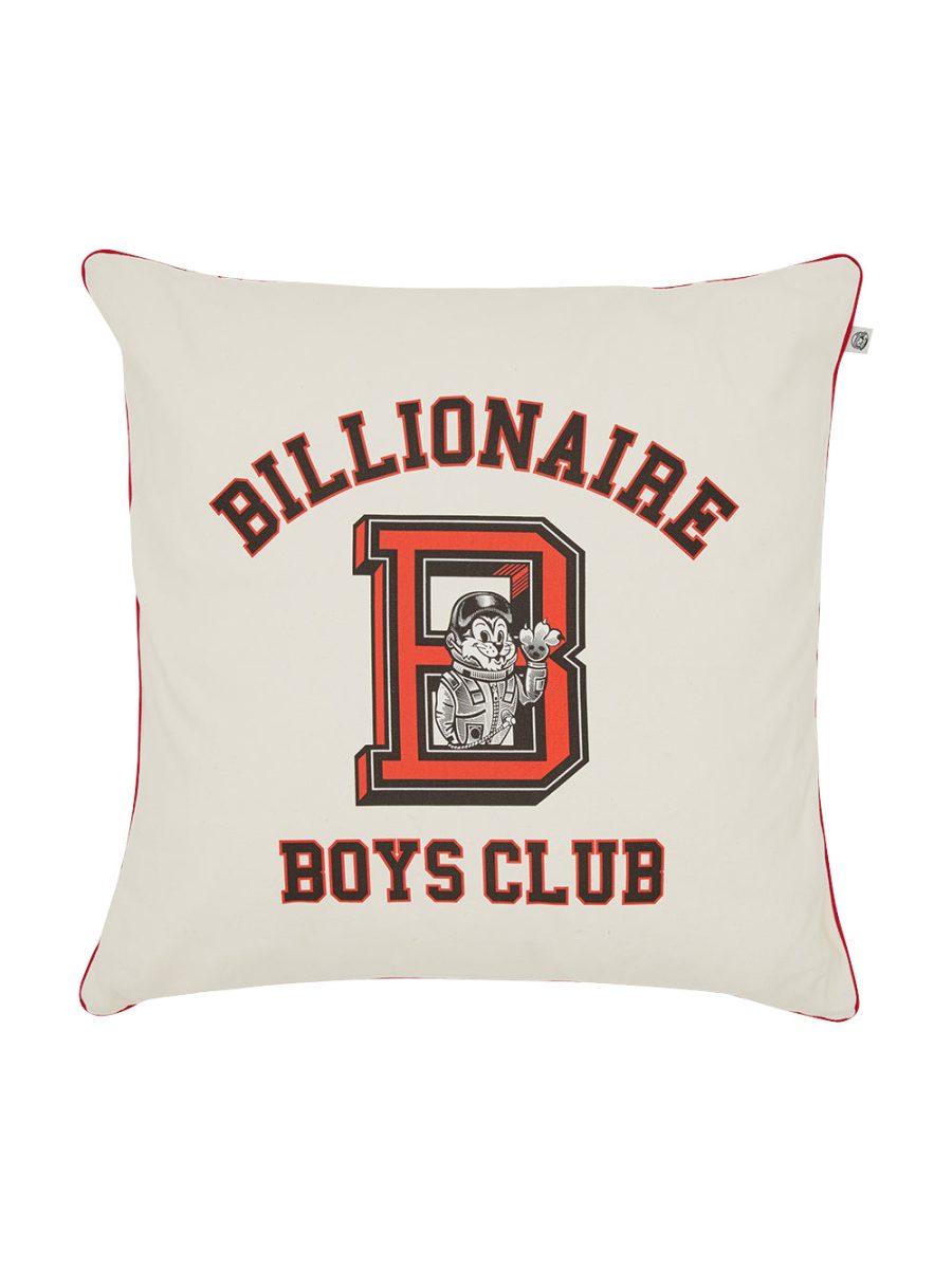 BILLIONAIRE BOYS CLUB Mascot Print Cushion Cream