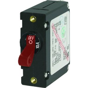 BLUE SEA 7205 AC / DC SINGLE POLE MAGNETIC WORLD CIRCUIT BREAKER - 10 AMP