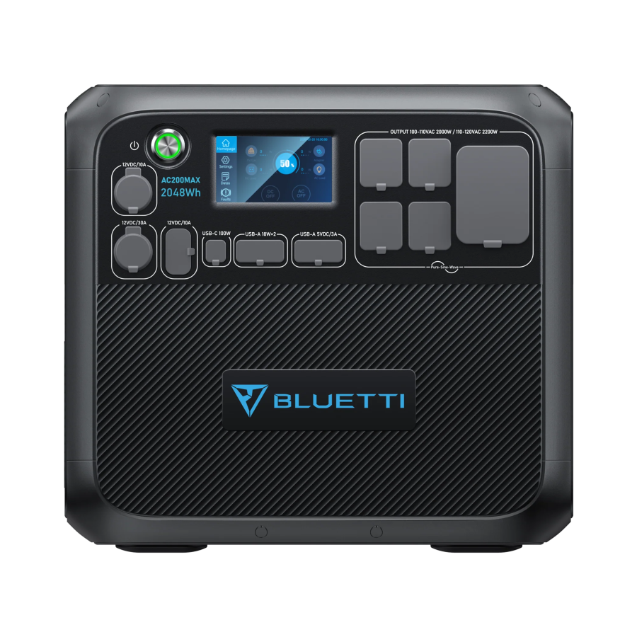 BLUETTI AC200MAX Expandable Power Station, AC200MAX | 2200W , 2048Wh Power Station