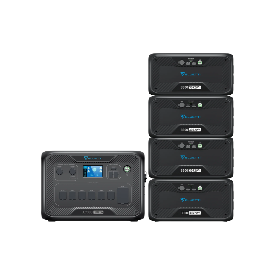 BLUETTI AC300 + 4*B300 | Home Battery Backup