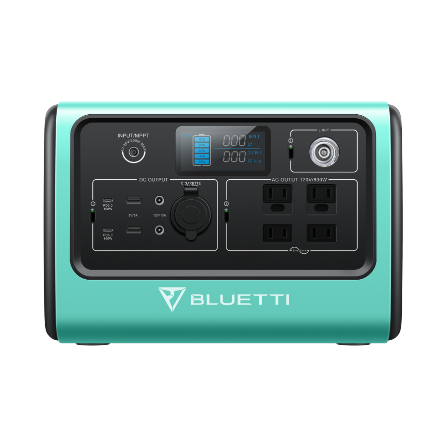 BLUETTI EB70S Portable Power Station | 800W 716Wh, EB70s-Green | 800W, 716Wh Power Station