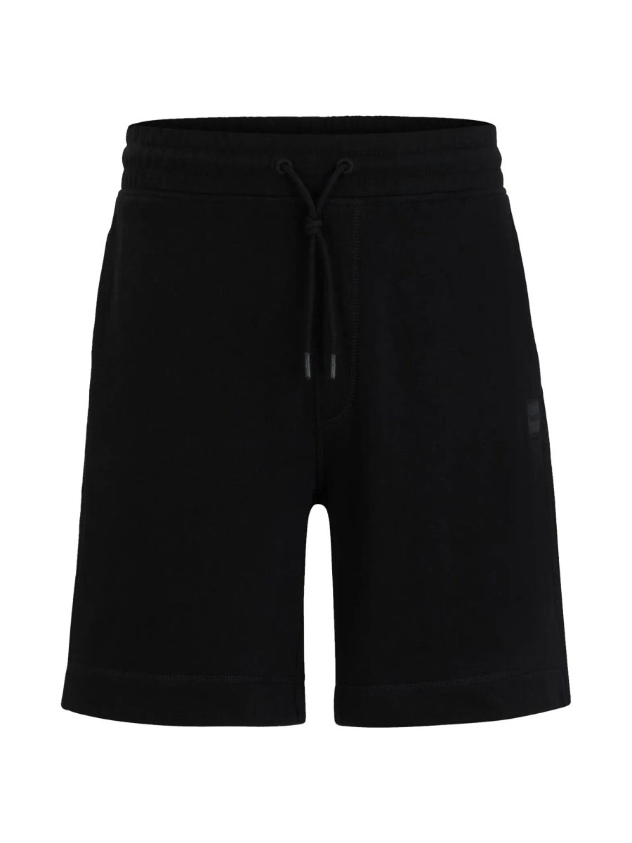 BOSS Sewalk Jog Cotton Shorts Black