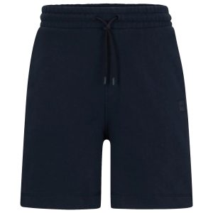 BOSS Sewalk Jog Cotton Shorts Navy