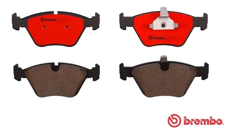 BREMBO P06022N Brake Pad; NAO; FMSI Number D725-7592/ D1410-8522; Ceramic; Set Of 4 For 1997-1998 BMW 528i