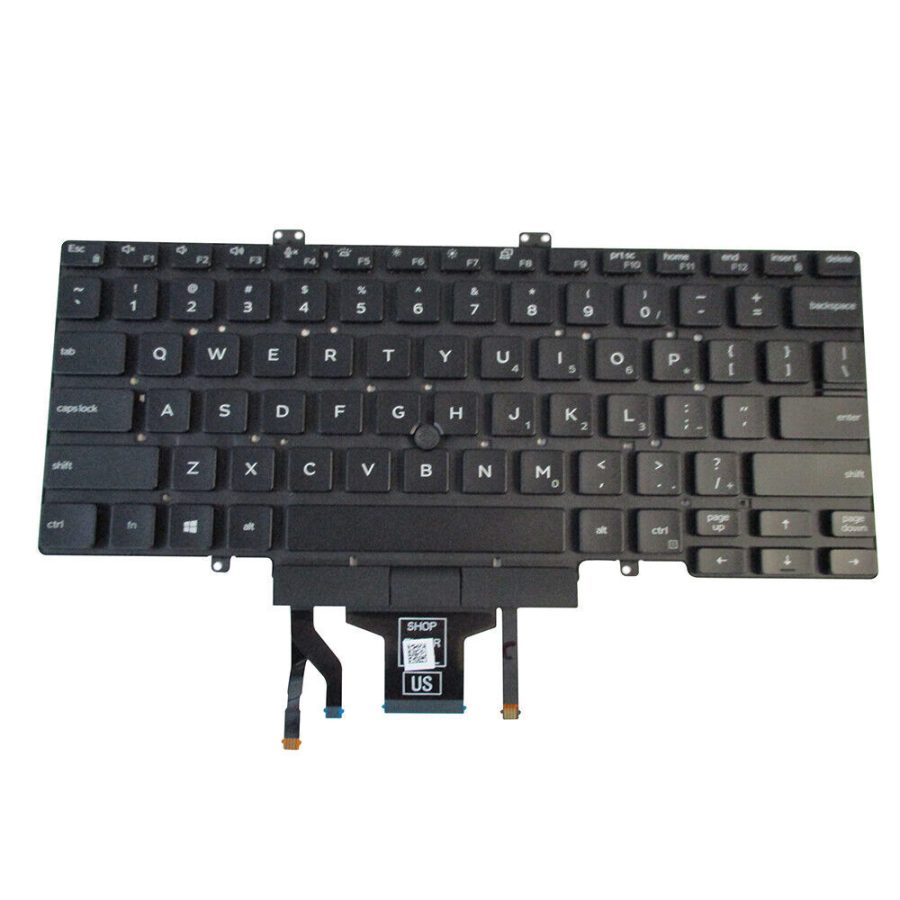 Backlit Dual Point Keyboard For Dell Latitude 5400 5401 Laptops - Replaces