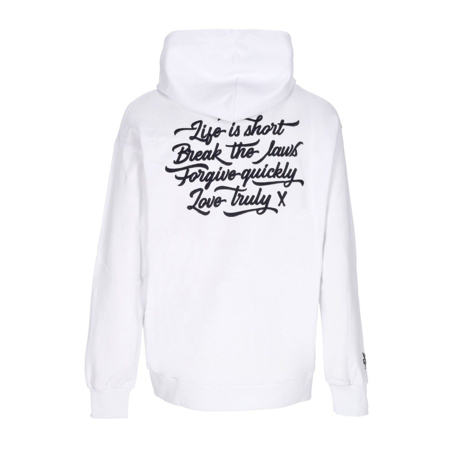 Bandits Hoodie White Men's Lightweight Hooded Sweatshirt