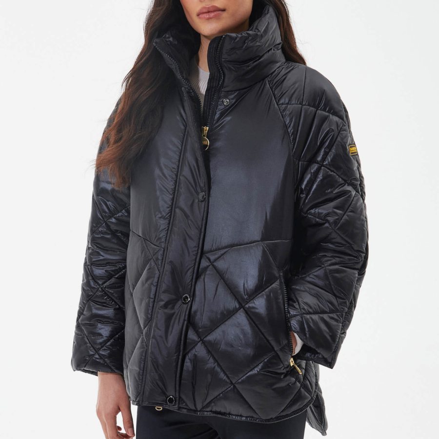 Barbour International Parade Quilted Shell Coat - UK 10