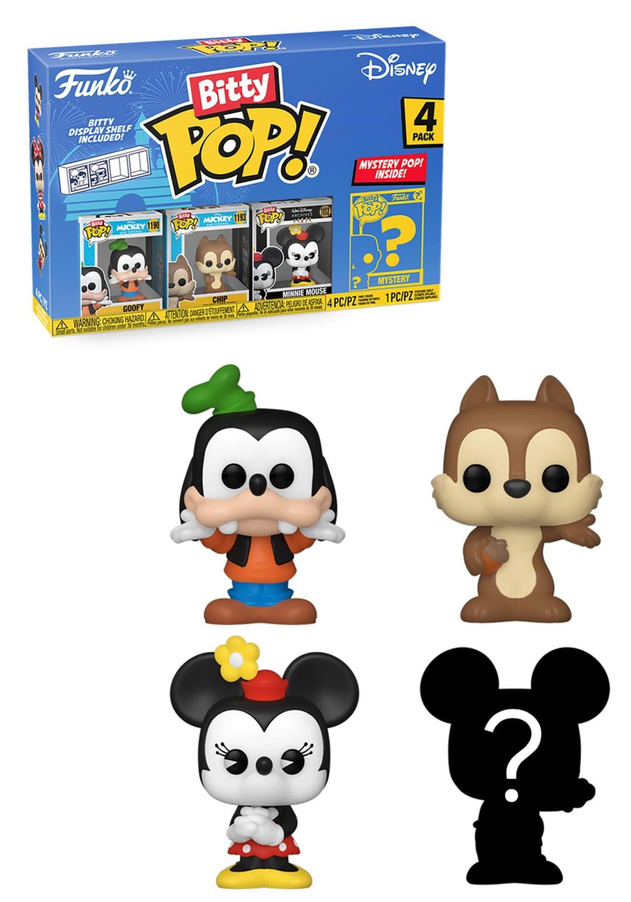 Bitty POP! Disney: Goofy 4 Pack