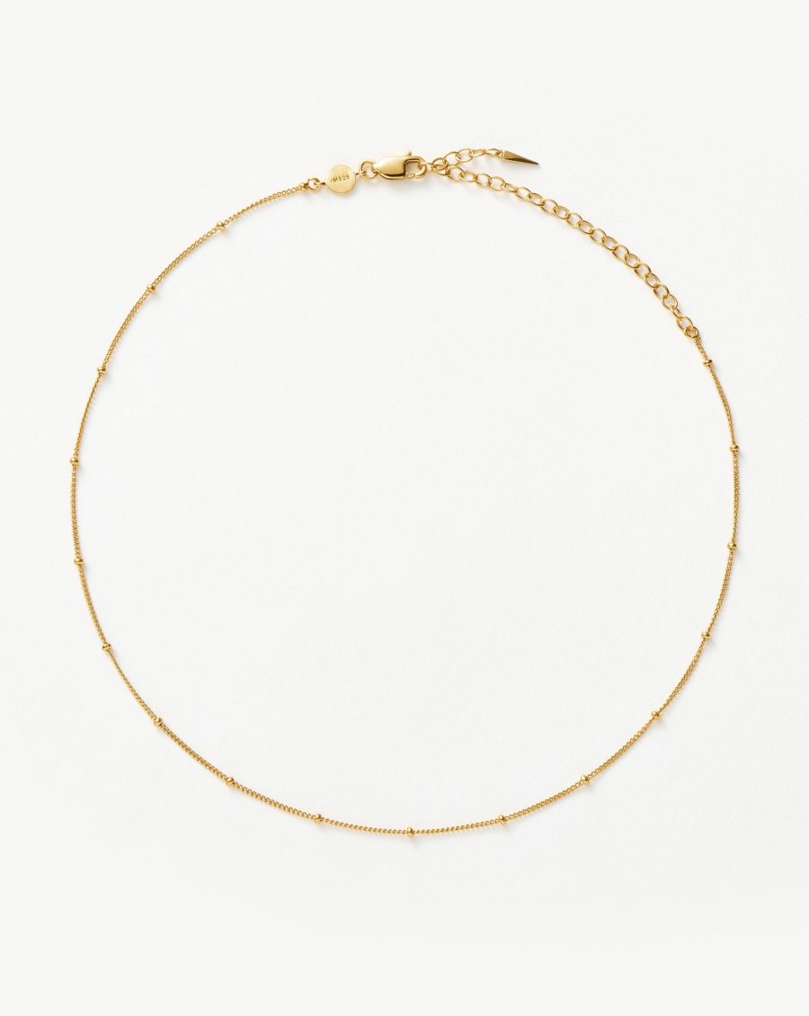 Bobble Chain Choker | 18k Gold Vermeil