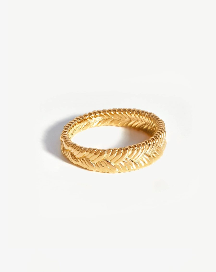 Braid Ring | 18k Gold Plated