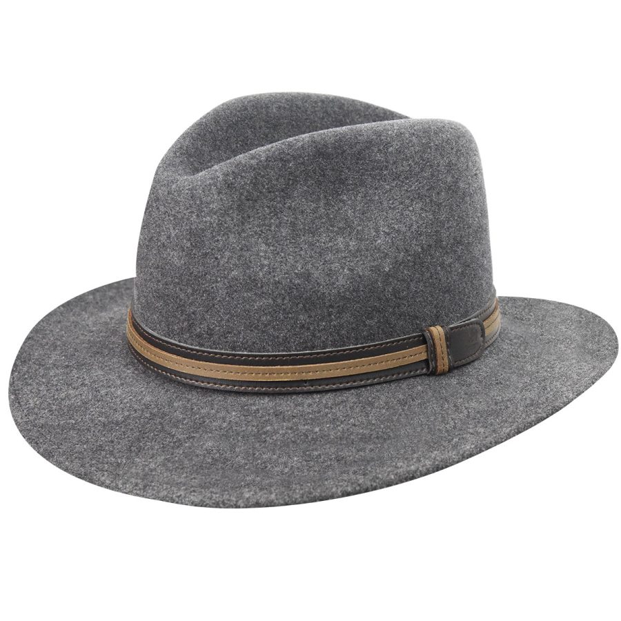 Brandt Fedora - Black Mix/M