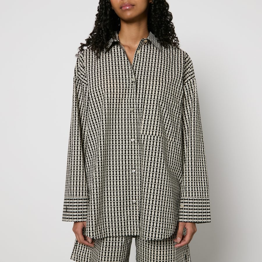 By Malene Birger Derris Monogram Organic Cotton Shirt - DK 38/UK 10