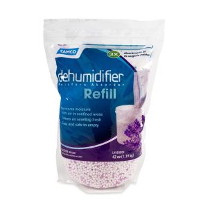 CAMCO 44284 Moisture Absorber Refill Bag - Resealable Bag , Absorbs Up to 3x Its Weight in Water, Reduces Moisture and Humidity in Offices, Closets, Bathrooms, Kitchens, Boats, RVs and More - 42 oz