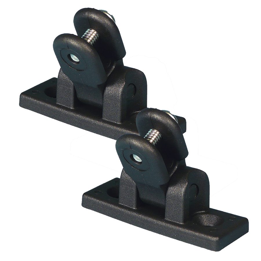 CARVER 7782B DECK HINGE NYLON PAIR - BLACK